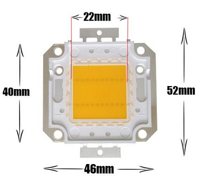 (image for) Bridgelux 20W High Power LED Beads Chip 1800 Lumens 45*45mil LED light